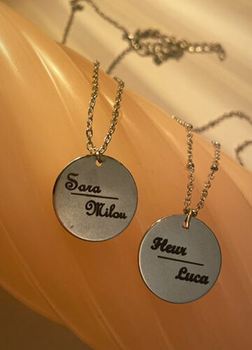 2 Namen Ketting - Gepersonaliseerd