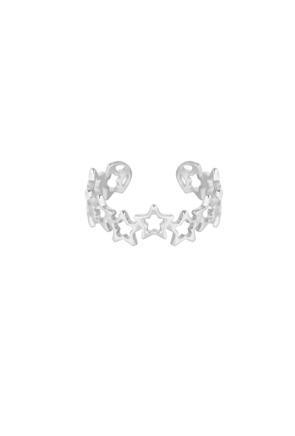 Sterren Ring zilver