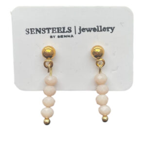Pink Pearls Knopjes goud