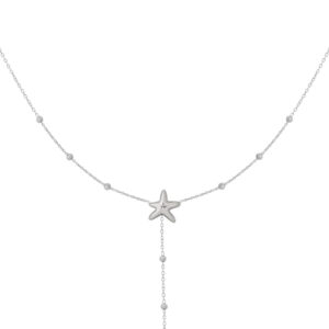 Beach Long Ketting zilver