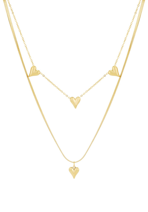 Heart To Heart Ketting goud