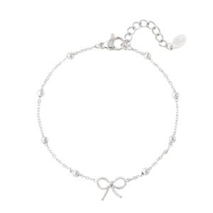Bow Armband zilver