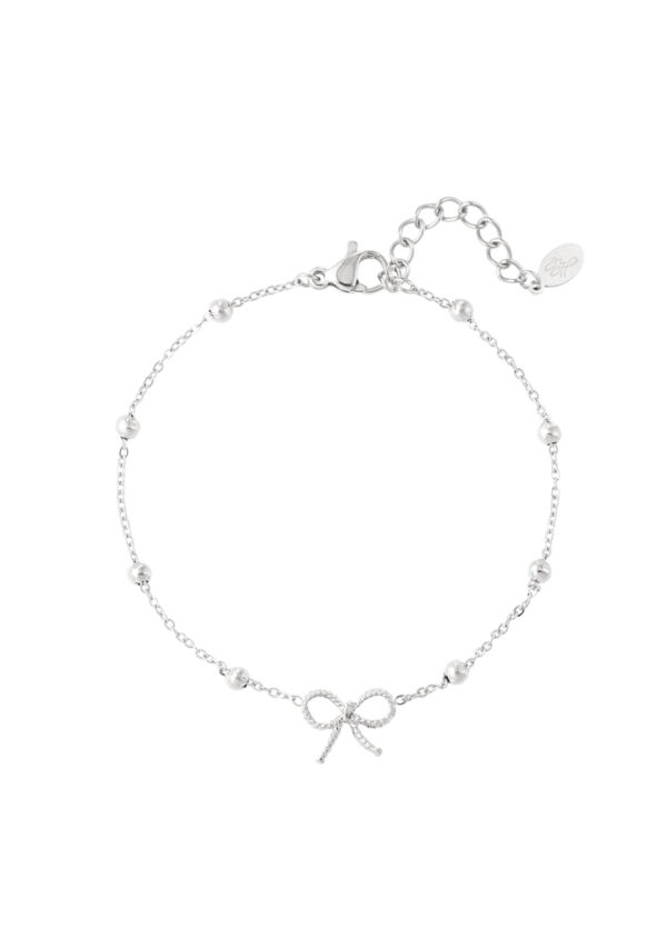 Bow Armband zilver