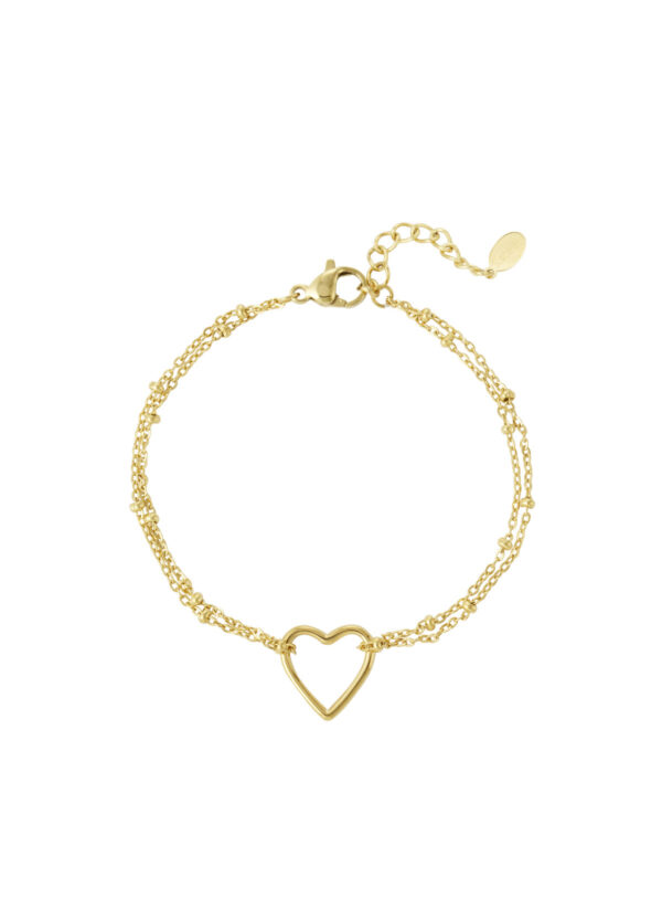 Heart Hue Armband goud