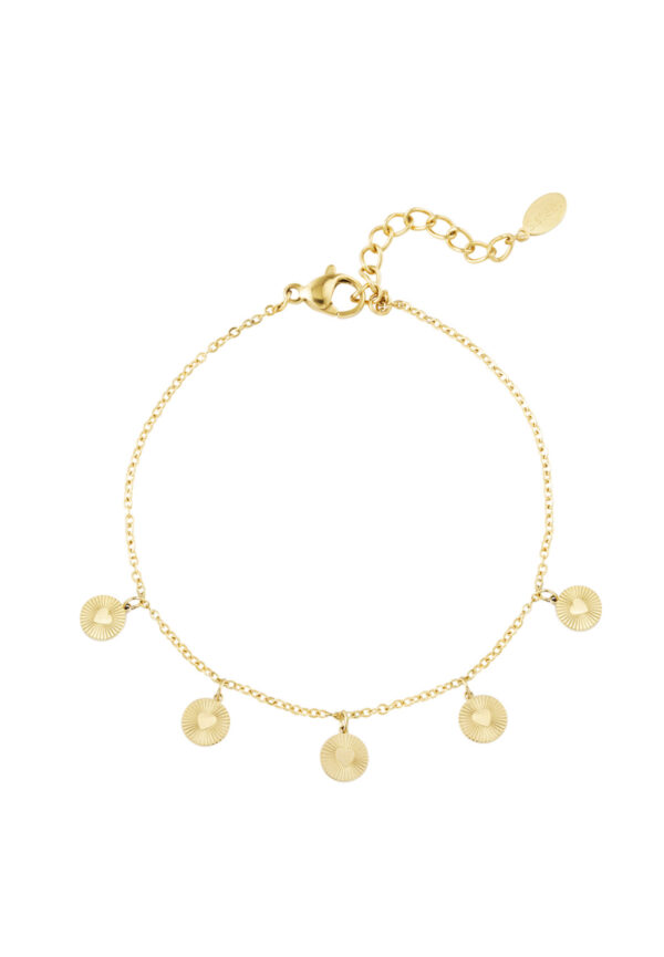 Heart Cions Armband goud