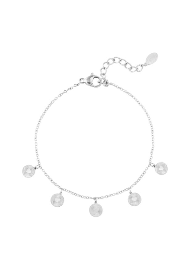 Heart Cions Armband zilver