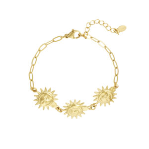 Golden Sunflower Armband goud