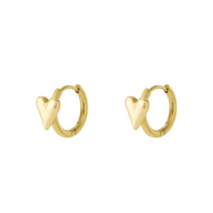 Mini Hartjes Oorbellen goud