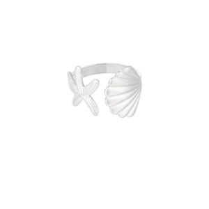 Sea Shell Ring zilver