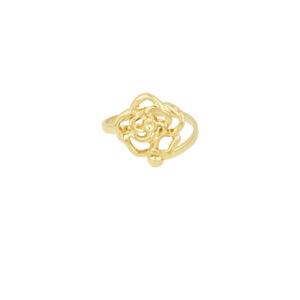 Floral Touch Ring goud