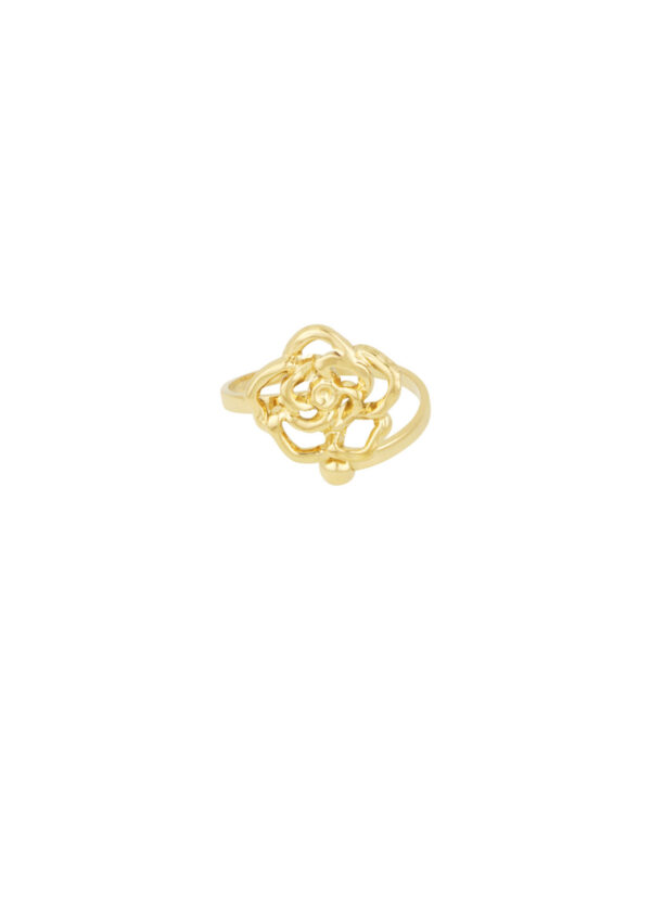 Floral Touch Ring goud