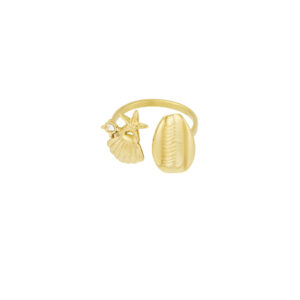 Oceaan Breeze Ring goud