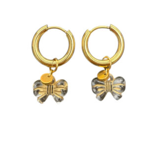 Bow Hoops goud