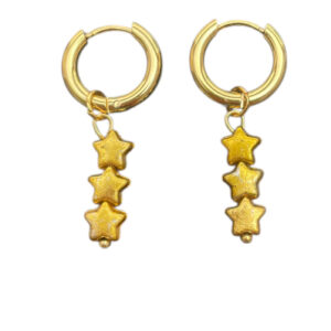 3 Sterren Hoops goud