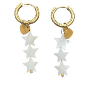 3 Stars Hoops goud