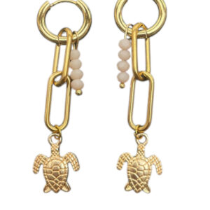 Schakel Hoops Schildpad goud