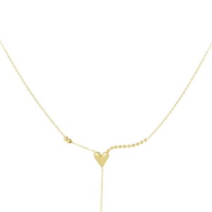 Heart Drop Ketting goud