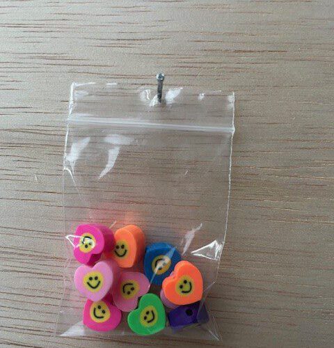 Polymeer Smiley Hartjes