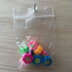Polymeer Smiley Bloemen gekleurd