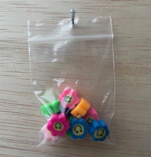 Polymeer Smiley Bloemen gekleurd