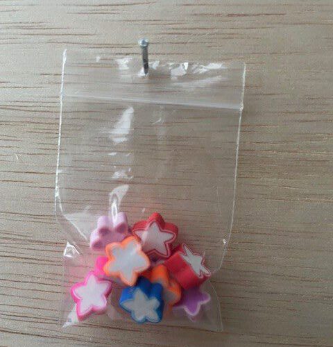Polymeer Sterren gekleurd