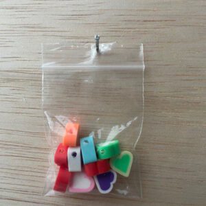 Polymeer Hartjes gekleurd
