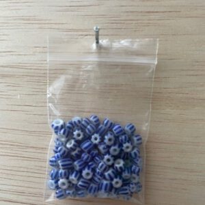 Rocailles Streepjes Blauw