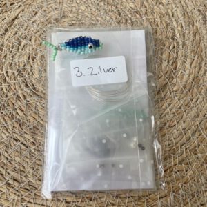 Visbedel Set 3 zilver