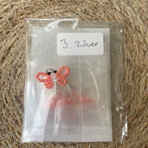 Libellebedel Set 3 zilver