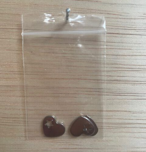 Hart met Ster Bedel zilver