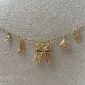 Bedelketting Strik Goud