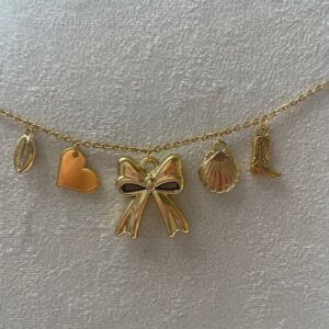 Bedelketting Strik Goud