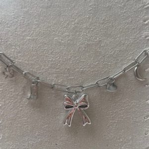 Bedelketting Strik Zilver