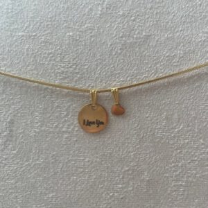 I Love You Ketting Goud