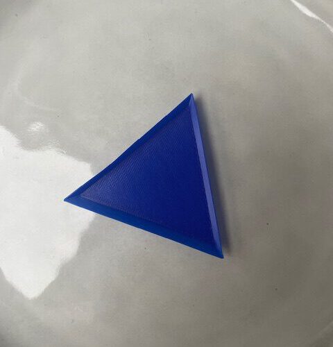 Driehoekbakje Blauw