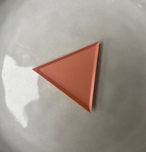 Driehoekbakje Roze