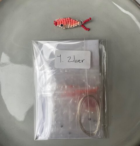 Visbedel Set 1 zilver