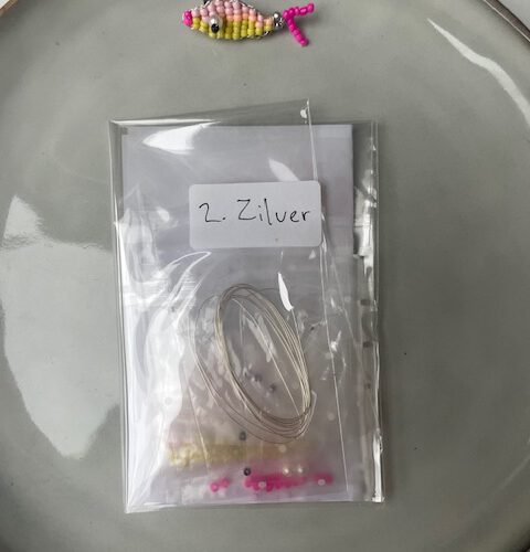 Visbedel Set 2 zilver