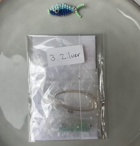 Visbedel Set 3 zilver