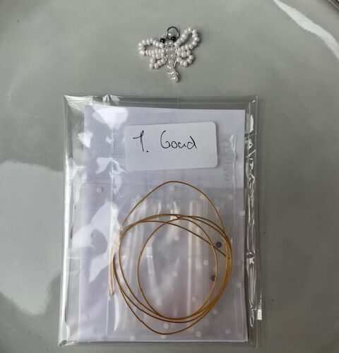 Libellebedel Set 1 goud