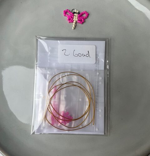 Libellebedel Set 2 goud