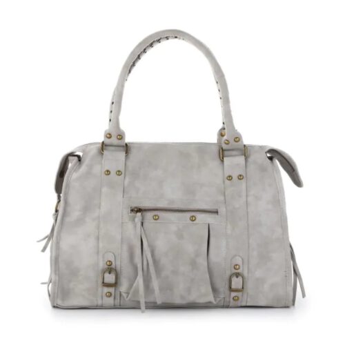 Retro School Bag grijs