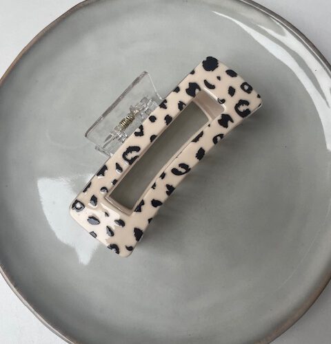 Panter Haarclips beige