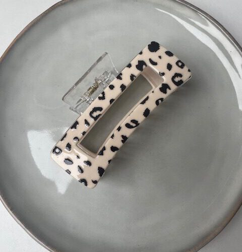 Panter Haarclips beige