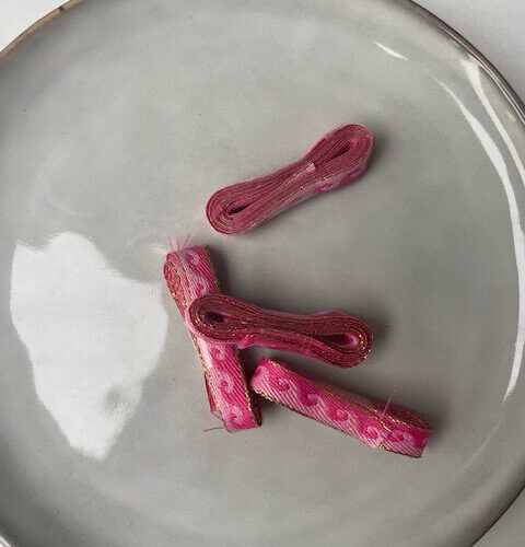 Wave Lint Roze/Goud