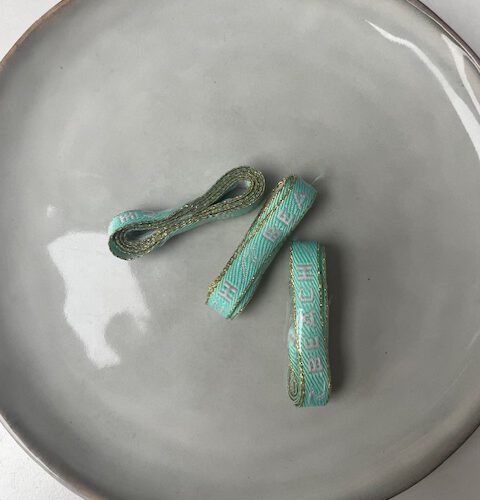 Beach lint Blauw/Wit