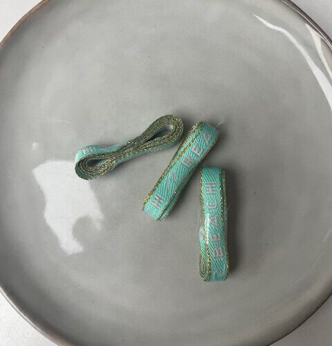 Beach lint Blauw/Wit