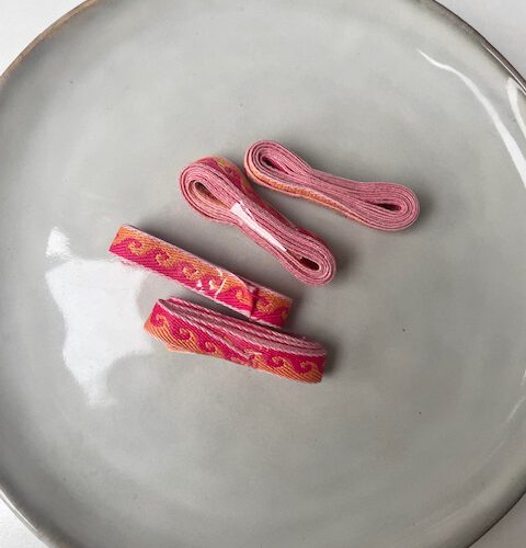 Wave Lint Roze/Oranje