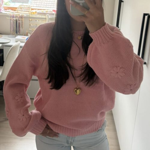 Flower Knit roze