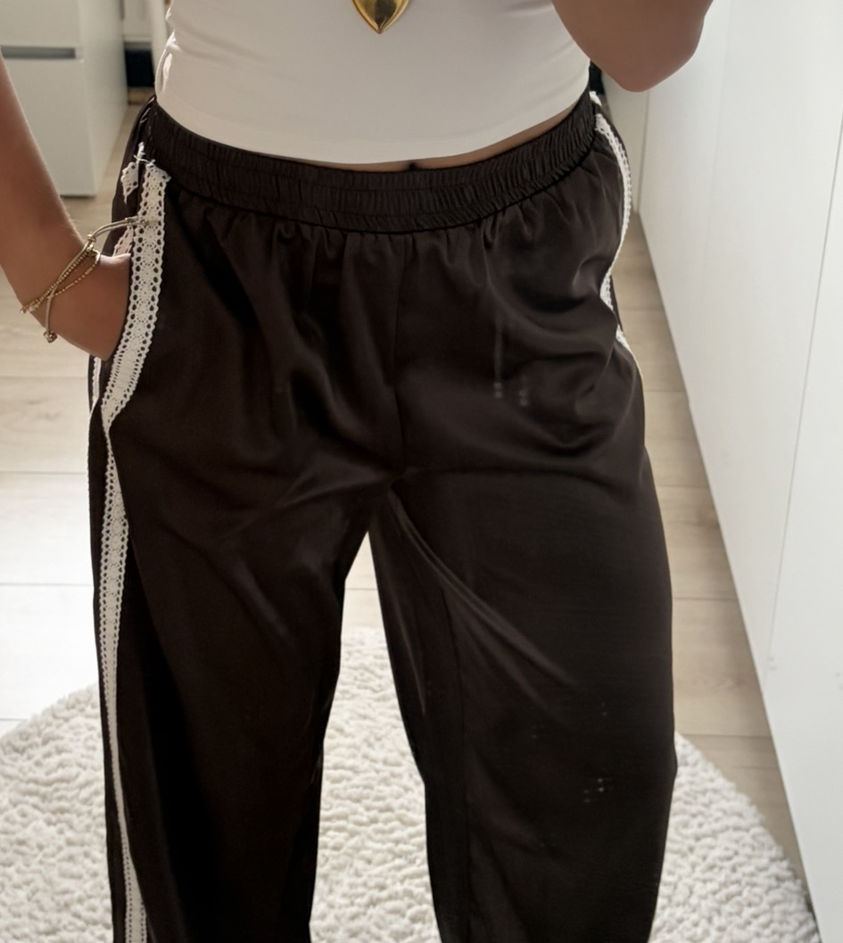 Satin Lace Pants bruin TALL